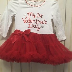 Kid valentine dress